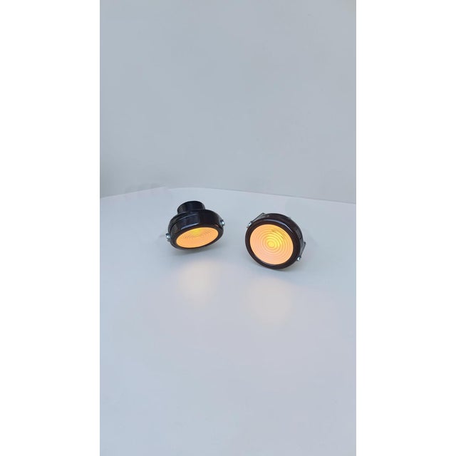 Metal Sciuko Lamps by Achille and Pier Giacomo Castiglioni for Flos, Italy, 1960s, Set of 2 For Sale - Image 7 of 9
