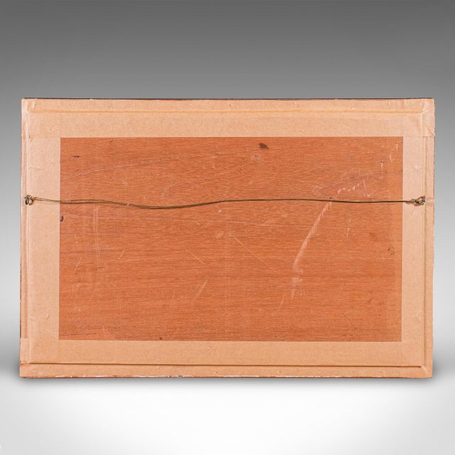 1900's Antique Framed Crystoleum Picture For Sale - Image 10 of 10