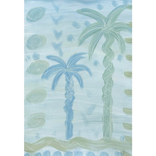 Sanibel Painted Palm Study IV For Sale