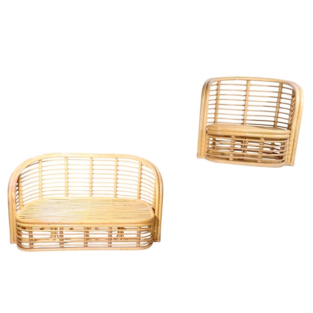 Mid-Century Modern Mid 20th Century Bamboo Chair For Sale - Image 3 of 16