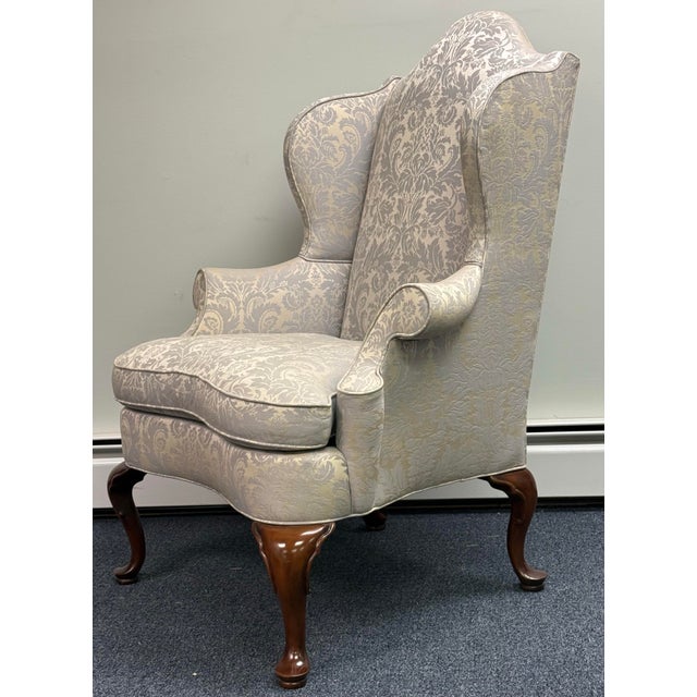 Vintage Southwood Traditional Wingback Chair For Sale In New York - Image 6 of 12