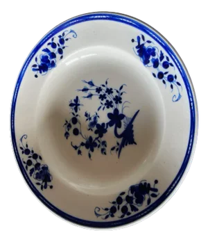 Tournai Deep Plate in Porcelain