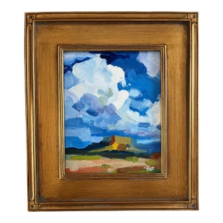 Southwest Landscape Oil Painting on Canvas Plein Air Expressionist For Sale