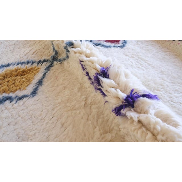 Cream 2020's Moroccan Modern Wool Rug - 9 X 8 Ft For Sale - Image 8 of 10