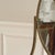 Console Table with Swiveling Round Mirror For Sale - Image 4 of 9