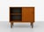 Wood Mid Century Modern Teak Jr. Credenza | Danish Storage Entryway Cabinet, Circa 1960's For Sale - Image 7 of 15