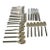 1990s Oneida Silver "Midnight" Stainless Flatware - 30 pcs For Sale