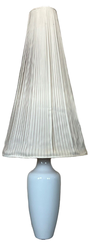 Space Age Porcelain & Brass Floor Lamp from KPM, 1970s