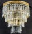 Crystal and Brass Sconces or Wall Lights, Italy, 1940s, Set of 2 For Sale - Image 3 of 16