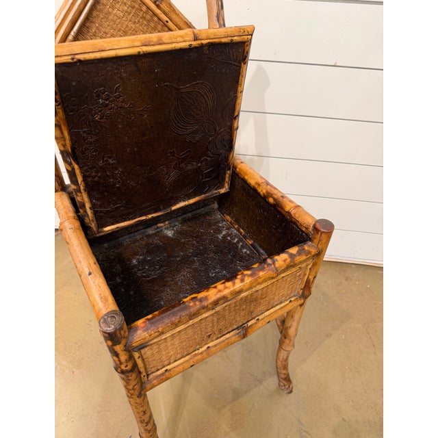 Wood 19th Century English Bamboo Chair For Sale - Image 7 of 7