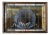 Stained Glass Window Antique - Wreath and Bow Design For Sale