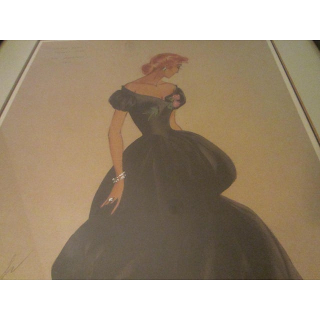 Virginia Fisher the Hucksters Deborah Kerr Clark Gable 1940 Signed Portrait Gouache For Sale - Image 17 of 18
