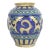 Vintage Primitive Clay Vase With Raised Ram Motif For Sale