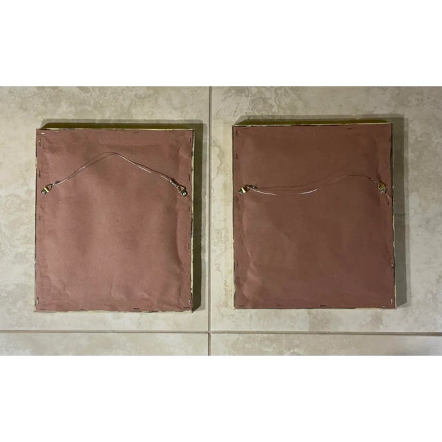 Wood Pair of Antique Suzani Wall Hanging For Sale - Image 7 of 11