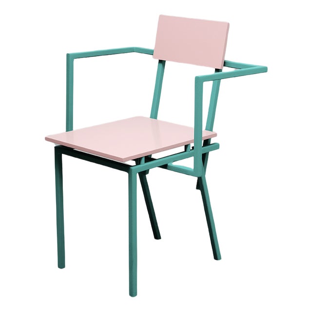 Banco Pink Armchair by Clémence Seilles for Stromboli Design For Sale
