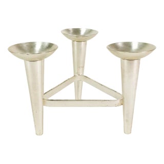 Modernist Plated Candlestick from WMF, Germany, 1960s For Sale