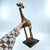 Early 20th Century Giraffe Wood Sculpture on Custom Base For Sale - Image 11 of 11