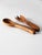 Mid-Century Modern Mid Century Wooden Serving Utensils Pair For Sale - Image 3 of 6