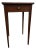 A Hepplewhite Cherry Tapered Leg One Drawer Side Table, Pennsylvania, Circa 1800 For Sale