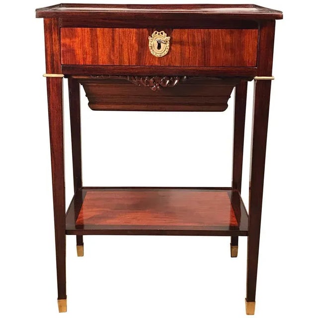 1810-20 Antique French Sewing or Side Table For Sale - Image 11 of 11