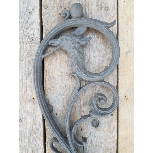 Large Cast Iron Staircase Bars For Sale - Image 4 of 12