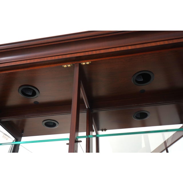 Henkel Harris Henkel Harris Model 2302 Mahogany Curio Cabinet For Sale - Image 4 of 18