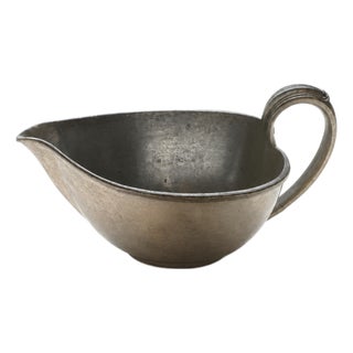 Art Deco Pewter Sauce Boat by Just Andersen, 1930s For Sale