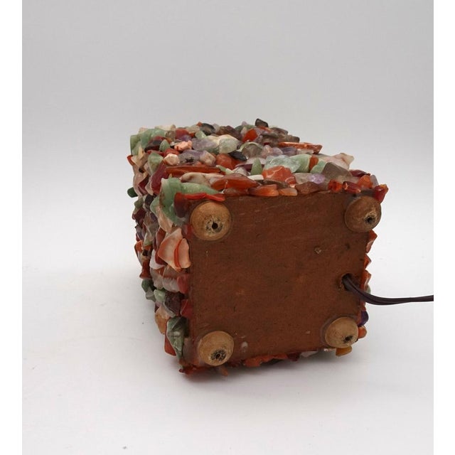 Brown Vintage Brutalist Table Lamp, 1950s, Set of 2 For Sale - Image 8 of 17