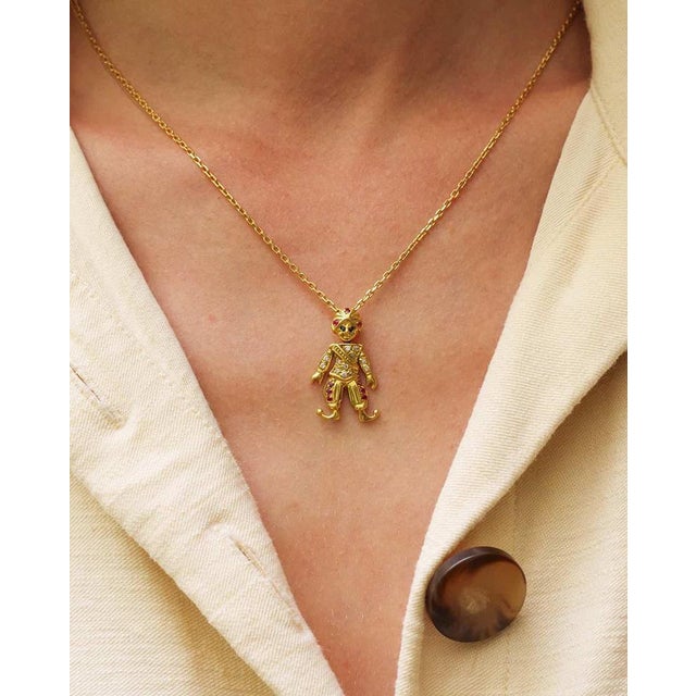 French Articulated Sultan Pendant For Sale - Image 3 of 7