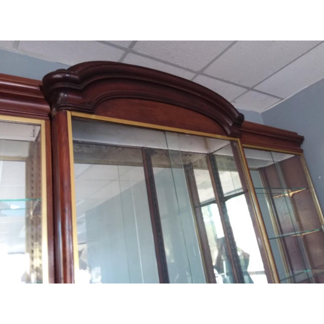 Wood Antique Rosewood Display Case For Sale - Image 7 of 11