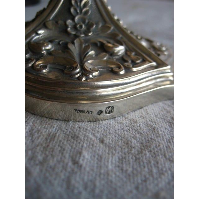 Metal Portuguese Silver Chalice in Box 19 Century For Sale - Image 7 of 14