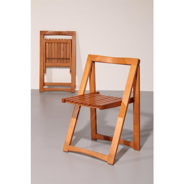 Trieste Chairs by Aldo Jacober for Alberto Bazzani, 1960s, Set of 4 For Sale - Image 9 of 11