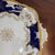 Antique English Coalport serving or cake plate hand painted Porcelain with panels of English flowers on pure white fine...