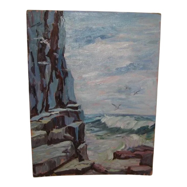 Coast Painting by Christina Bauer For Sale