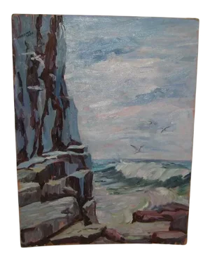 Coast Painting by Christina Bauer