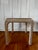 Vintage 1970's Split Reed Waterfall Coffee Table With Glass Top & Matching End Table For Sale - Image 15 of 18