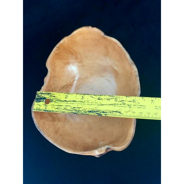 Handcrafted Spruce Burl Wood Bowl With Live Edge For Sale - Image 4 of 12