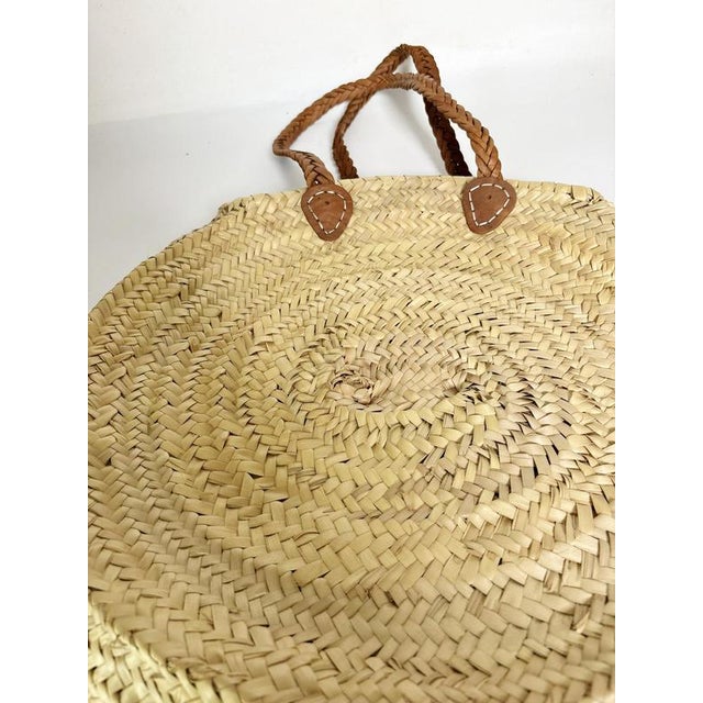 15th Century & Earlier 20th Century Bohemian Rattan and Leather Bag, France For Sale - Image 5 of 13