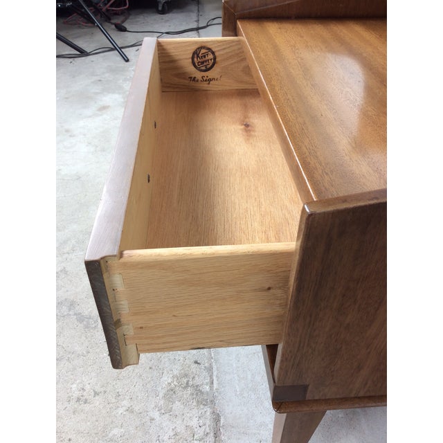 Mid Century Modern Nightstand With Drawer by Kent Coffey For Sale In Philadelphia - Image 6 of 9