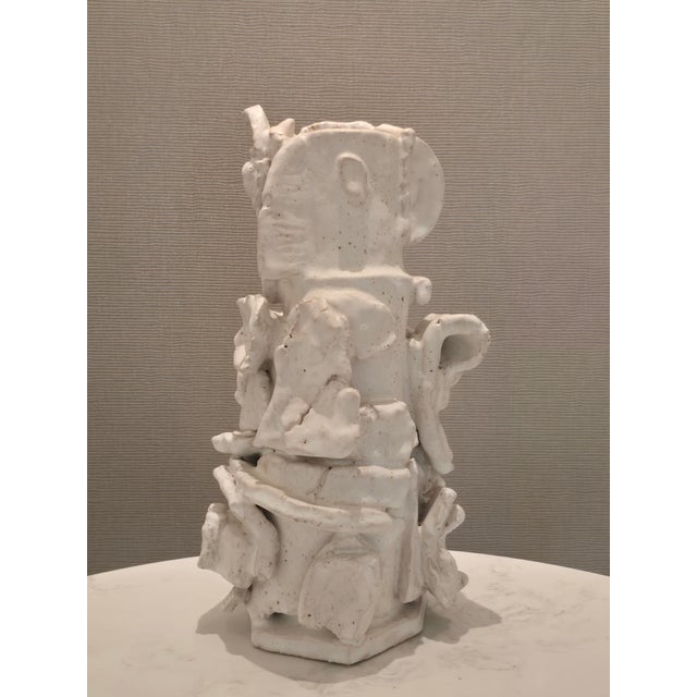 Las Meninas #1 — Sculptural Ceramic Vase by Diane Grant For Sale - Image 6 of 13