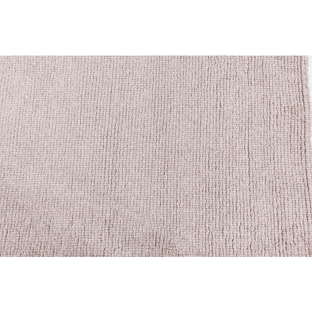 Early 21st Century Contemporary Flatweave Solid Light Beige Carpet "Mojave" by Doris Leslie Blau For Sale - Image 5 of 7