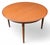 Mid-Century Modern 1950s Round Teak Table Without Leaves - 012601 For Sale - Image 3 of 4