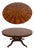 Maitland-Smith Round Dining Room Table With Perimeter Leaves For Sale