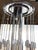 Mid Century Murano Silvered & Clear Glass Drop Chandelier, Attributed to Venini For Sale - Image 17 of 18
