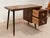 Madagascar 1950s Vintage Single Pedestal Double Drawer Desk For Sale - Image 9 of 11