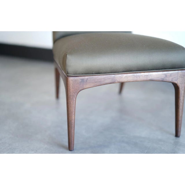 Mid 20th Century Set of 2 Slipper Chairs by Erwin Lambeth, Circa 1950s For Sale - Image 5 of 9