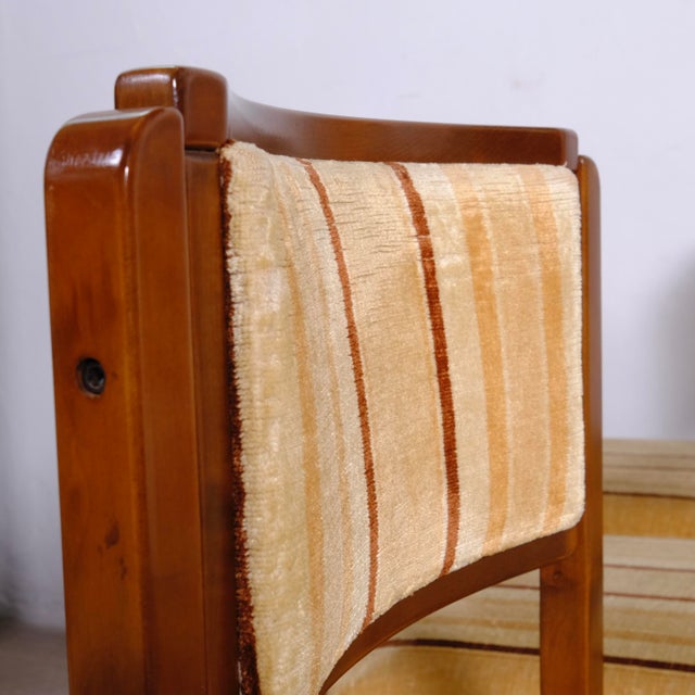 Vintage Italian Chairs in Solid Wood, 1980s, Set of 6 For Sale - Image 9 of 18