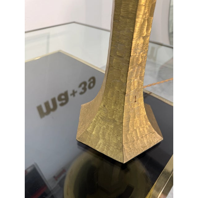 Metal Mid-Century Modern Italian Brass Mushroom Table Lamp, 1960s For Sale - Image 7 of 7