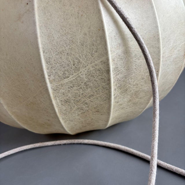 Mid-Century Modern Cocoon Pendant Lamp by Friedel Wauer for Goldkant Leuchten, 1960s For Sale - Image 6 of 12