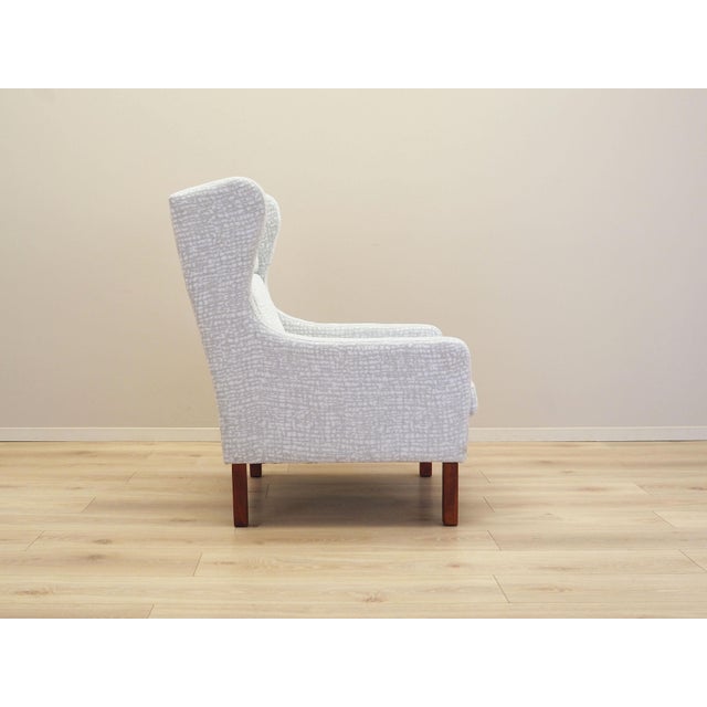 Gray Danish Lounge Armchair, Denmark, 1960s For Sale - Image 8 of 14